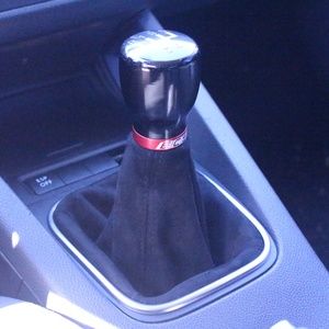 Black Suede Shift Boot